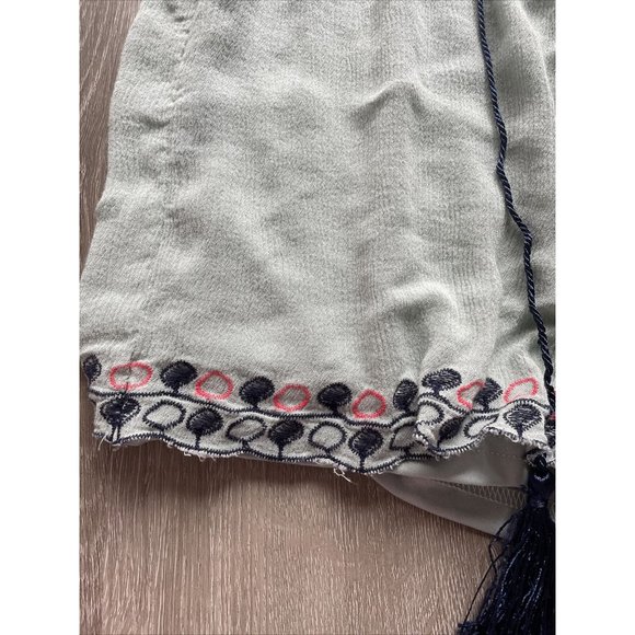 Altar’d State Long Sleeve Teal Embroidered Romper Size‎ Medium - Picture 5 of 11